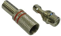 Lot de x2 fiches connecteur, adapteteur type RCA femelle / Câble audio à souder